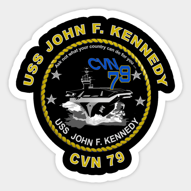 CVN-79 Sticker by Spacestuffplus